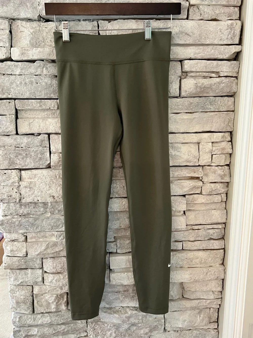 Nike Olive Green Dri-FIT Leggings